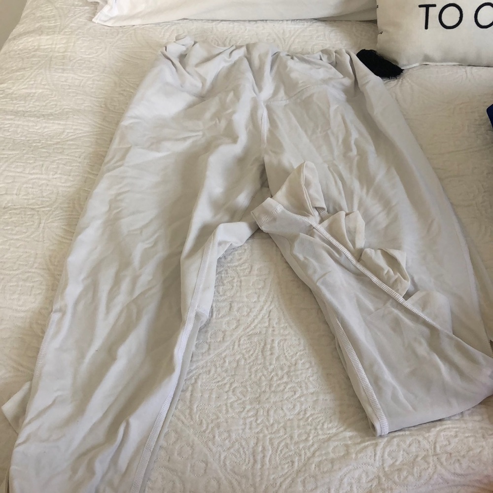 White Victoria secret workout leggings